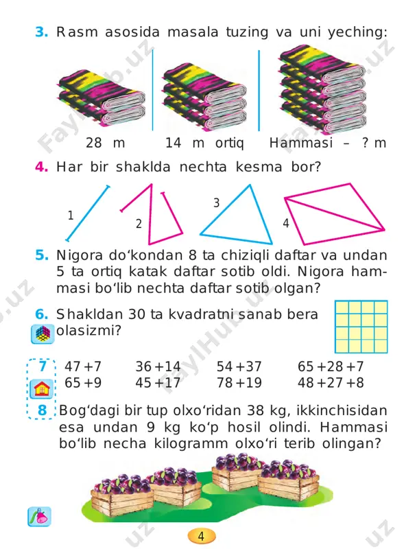 3-sinf matematika darslik 2019 uz - Page 4
