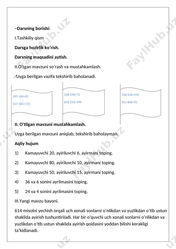 3-sinf matematika ochiq dars - Page 4