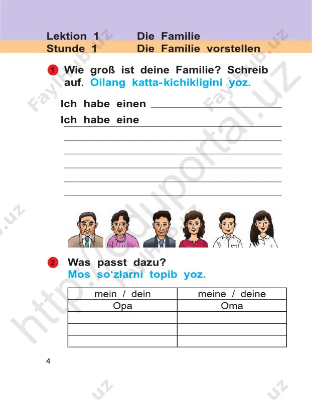 3-sinf nemis tili daftari 2019 - Page 4