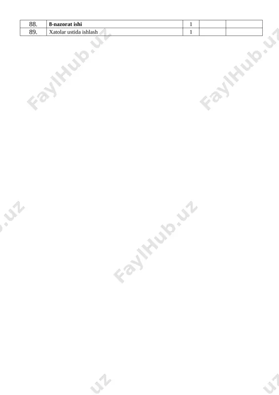 matematika 2-sinf taqvim reja 2-3-4 chorak - Page 4