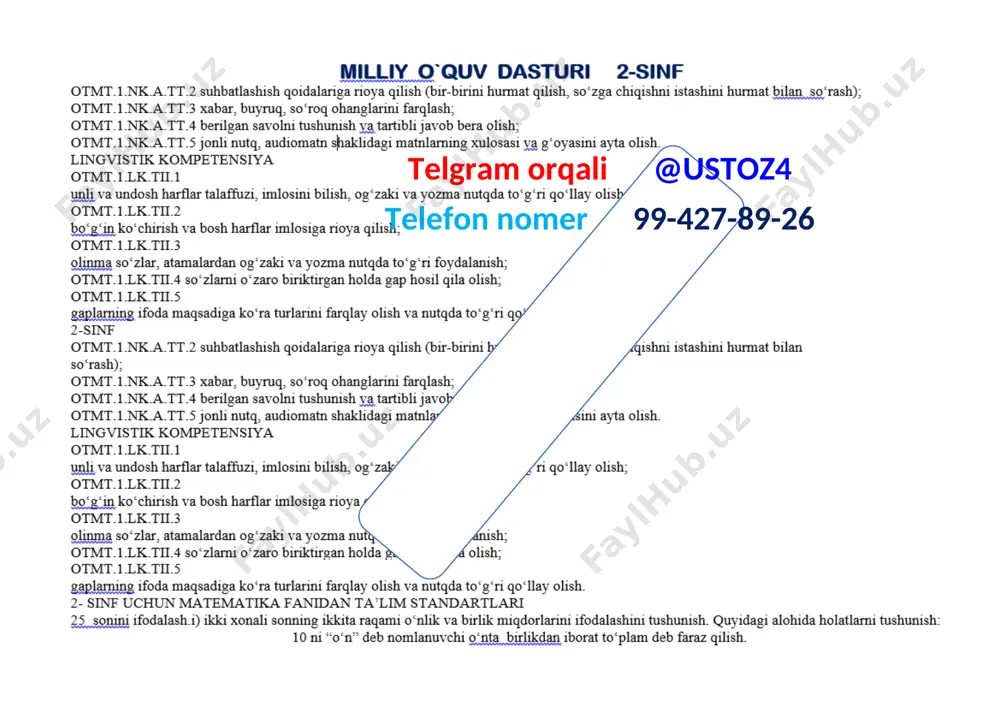 2-sinf iish rejalari 2023-2024-yil uchunn - Page 4