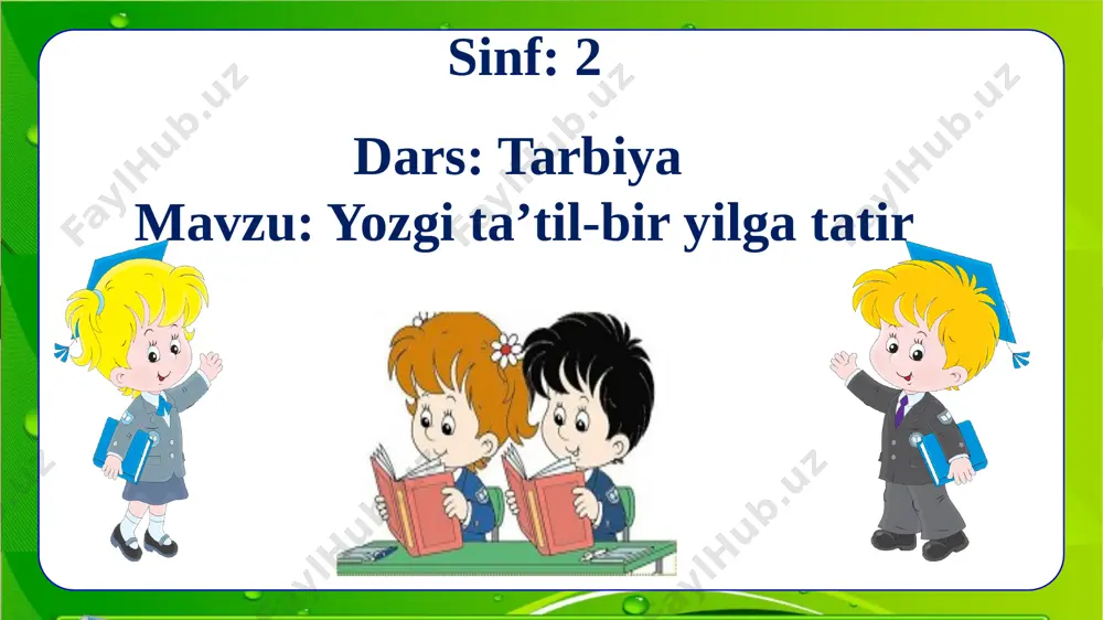 151- dars yozgi ta'til tarbiya 2- sinf - Page 4