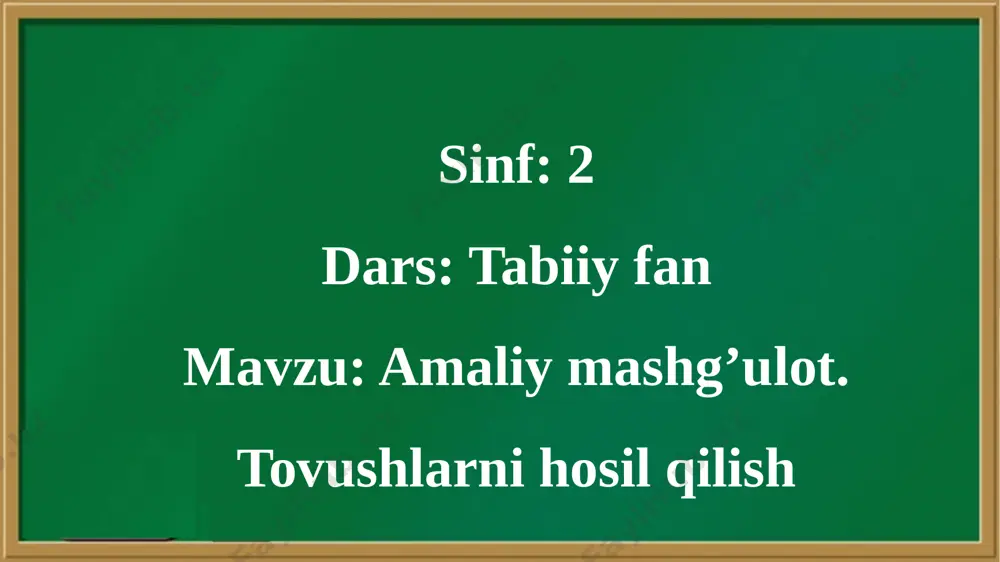 135- dars.tovushlarni hosil qilish tabiiy fan . 2- sinf - Page 4