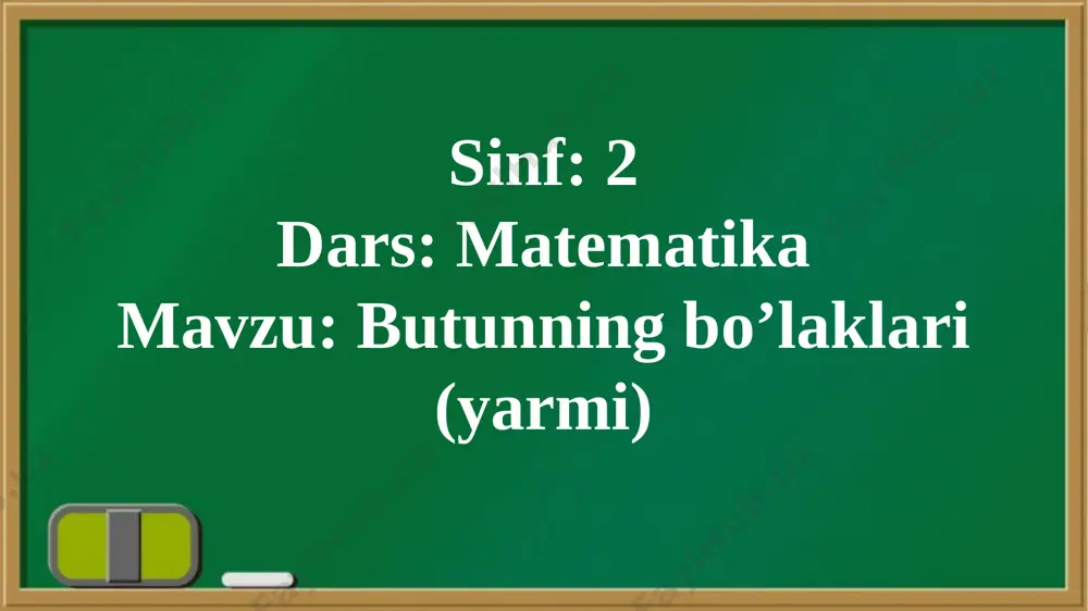 126_dars butunning bo'lagi yarmi matematika_2_sinf - Page 4