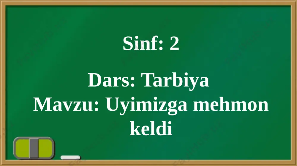 126- dars uyimizga mehmon keldi tarbiya 2- sinf - Page 4