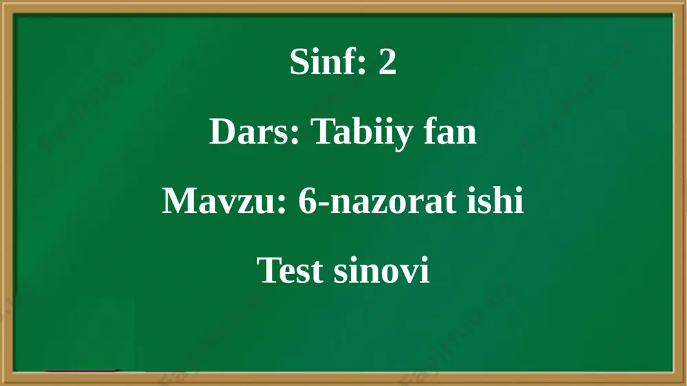 118- dars. 6- nazorat ishi tabiiy fan . 2- sinf - Page 4