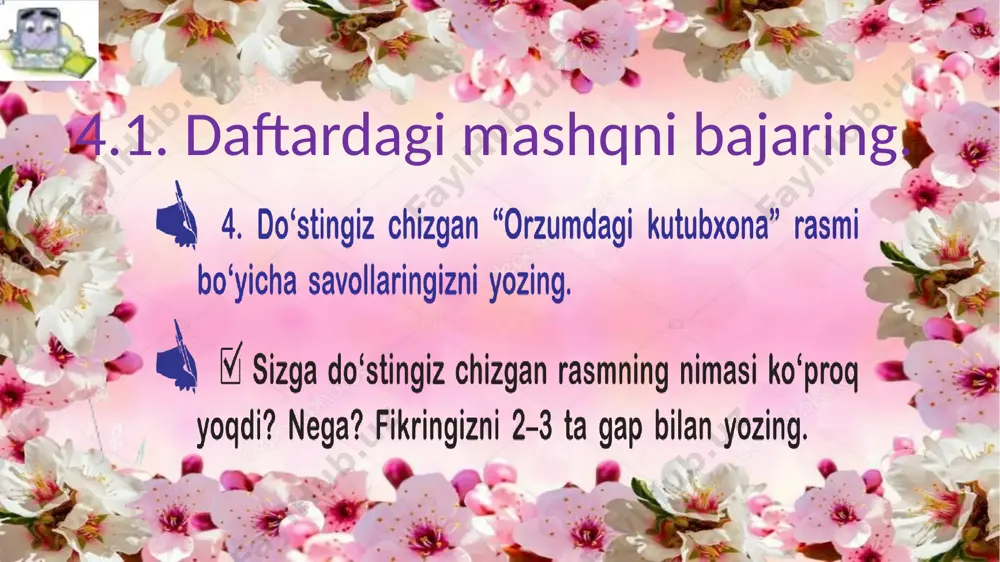 2-sinf,shaxsiy kutubxona.4-dars - Page 4