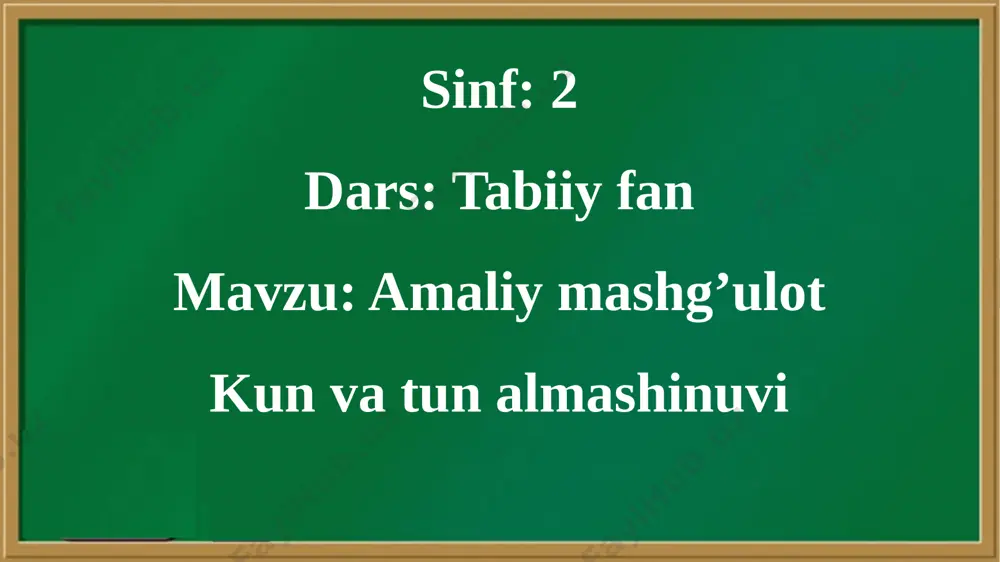 106- dars. kun va tun almashinuvi tabiiy fan . 2- sinf - Page 4