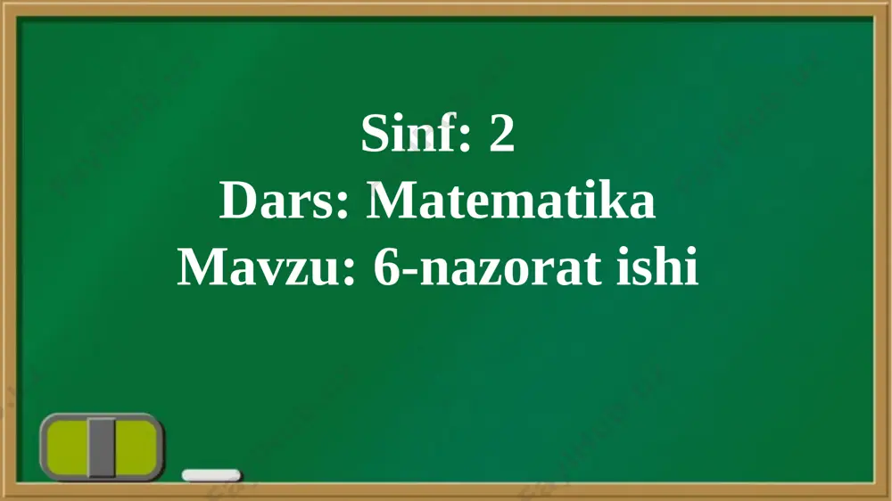 100_dars_3_nazorat_ishi_matematika_2_sinf_2_avtosoxranenniy - Page 4