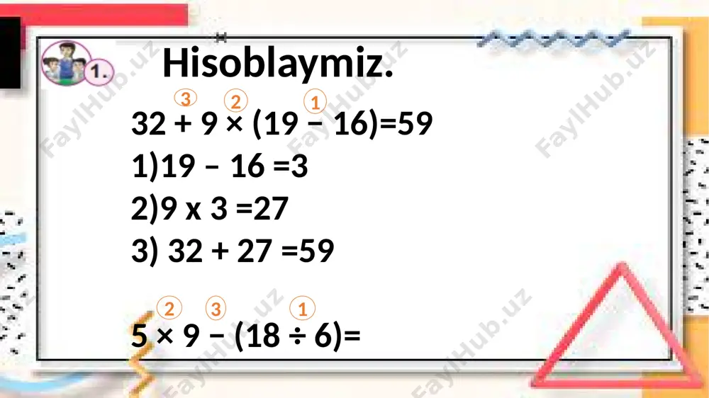 qavsli va qavssiz sonli ifodalar.3-dars - Page 4
