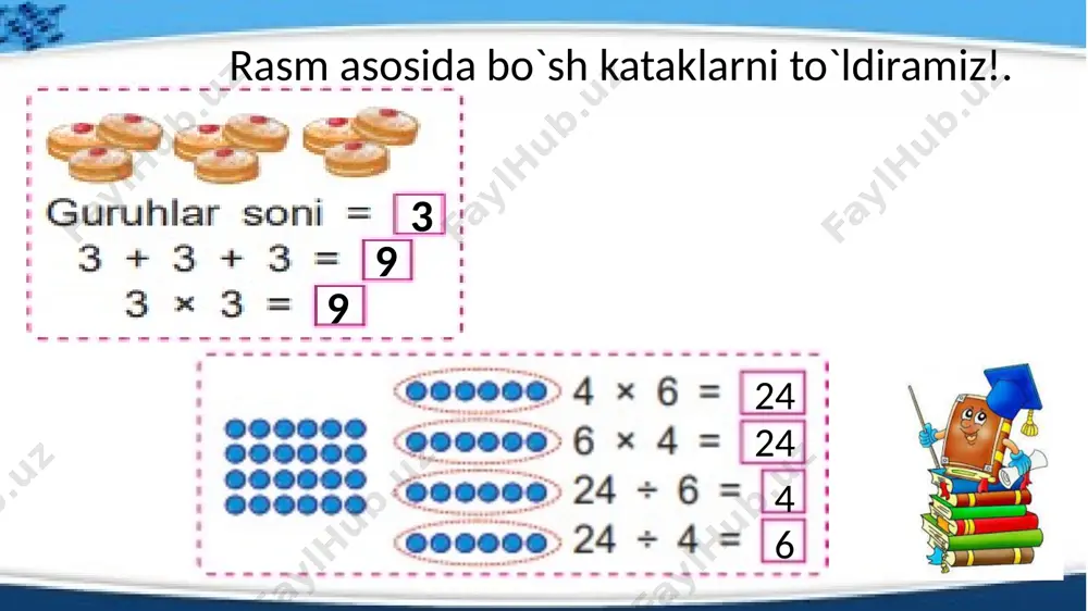 2-sinf.matematika .ko`paytirish va bo`lishga doir masalalar - Page 4