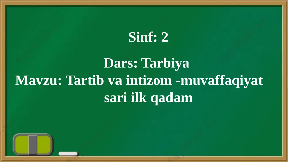 99- dars tartib va intizom -muvaffaqiyat tarbiya 2- sinf - Page 4