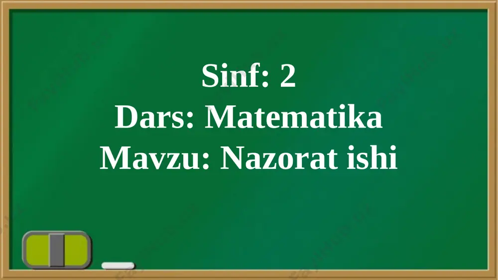87- dars. nazorat ishi matematika. 2- sinf - Page 4