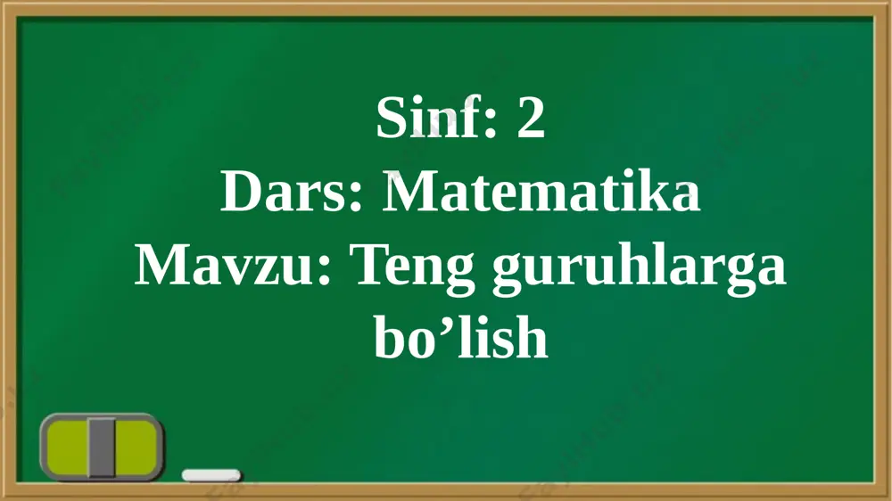73- dars. teng guruhlarga bo’lish matematika. 2- sinf - Page 4