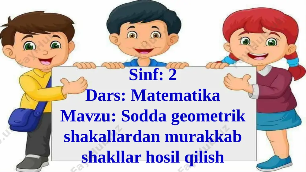 38- dars. sodda geometrik shakllardan 2- sinf - Page 4