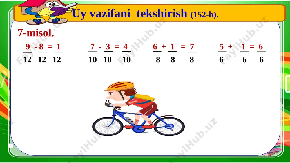 o`nli kasrlar 154-bet - Page 4