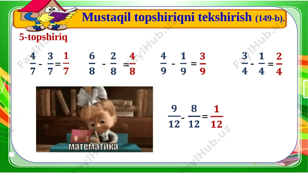 korilgan_sonlar_o_'qi_yordamida_kasrlarni_qo_'shish_va_ayirish_ - Page 4