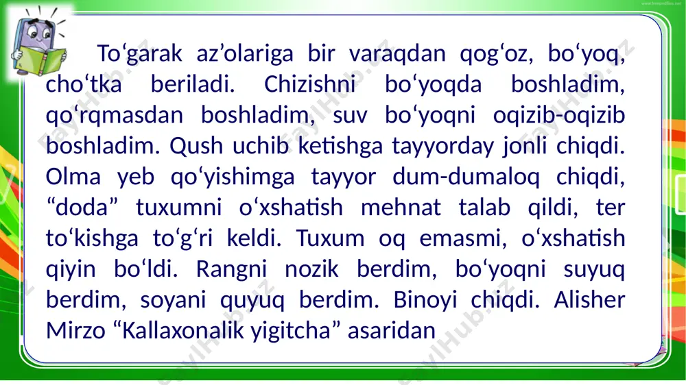 2-sinf.ona tili. 196-dars - Page 4