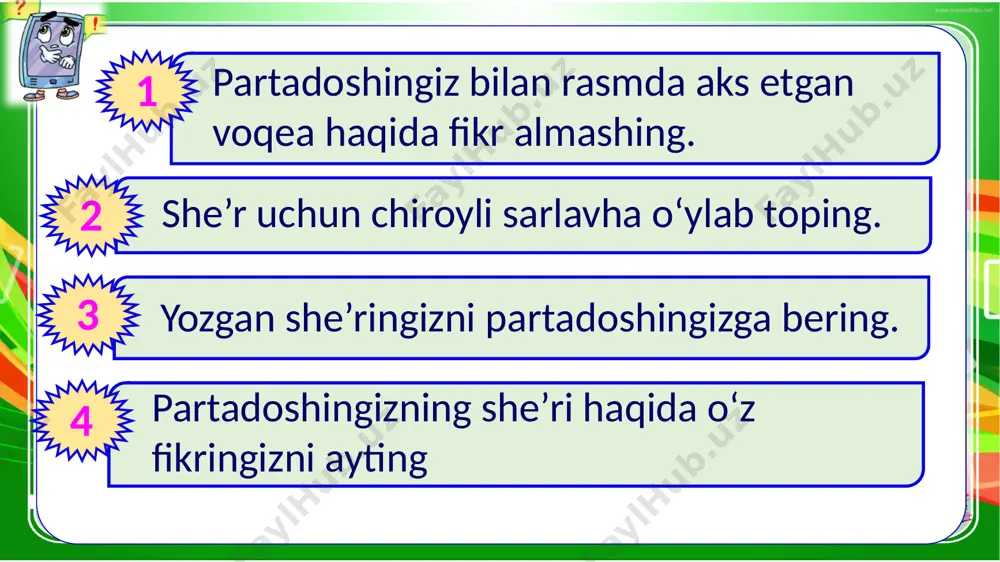 2-sinf.ona tili. 195-dars - Page 4