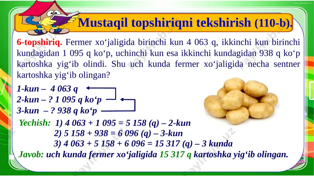 4-sinf matem chizg 'ichdagi shkalalar orqali topish - Page 4