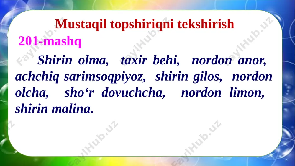 4-sinf.ona tili 202- 204-mashqlar - Page 4