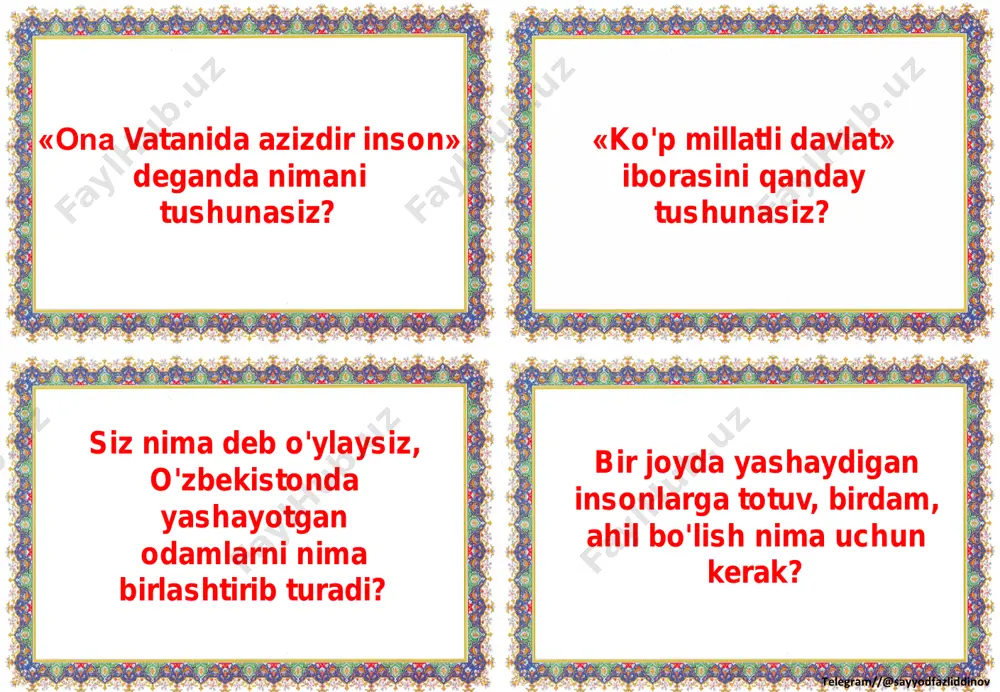 4_sinf_tarbiya_fanidan_tarqatmalar_yillik_2022_2023_o'quv_yili - Page 4
