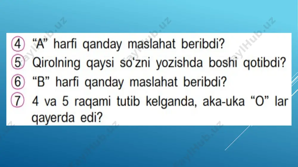 yozuvni kim ixtiro qilgan. 3-soat. - Page 4
