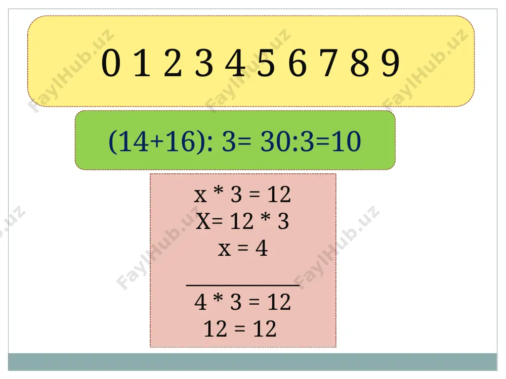 ochiq dars slayd matematika - Page 4