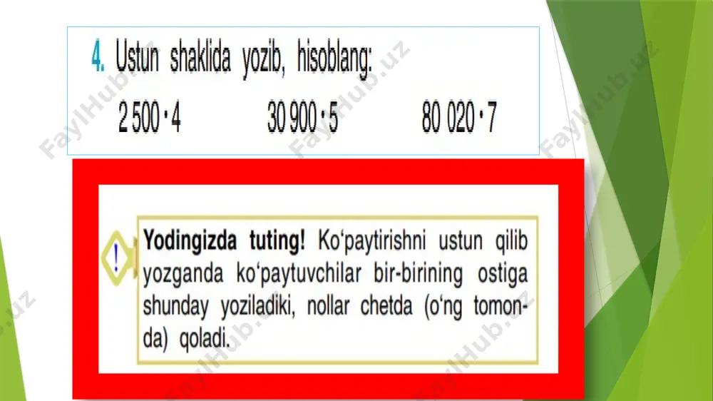 ko'p xonali sonni 1xonali songa bo'lish - Page 4