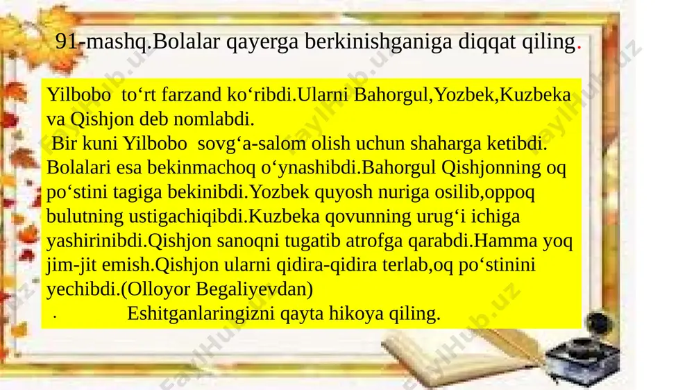4-sinf ona tili 2-noyabr - Page 4