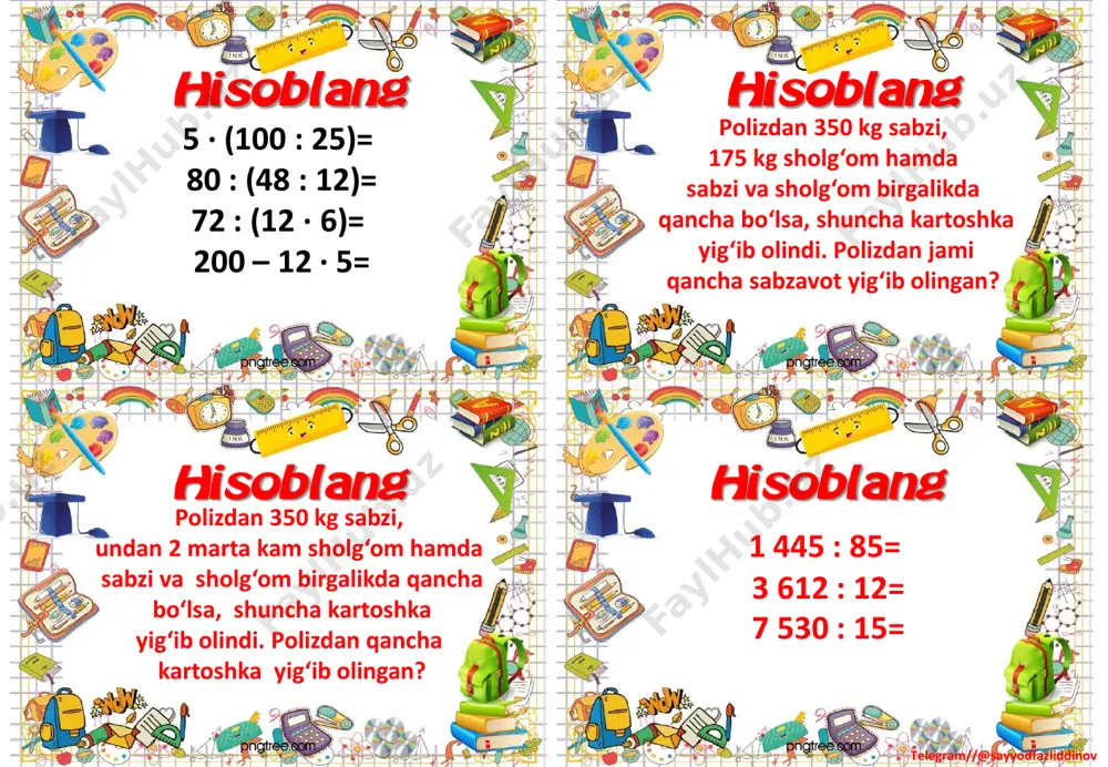 4_sinf_matematika_tarqatmalar_1_chorak_2022_2023_o'quv_yili - Page 4