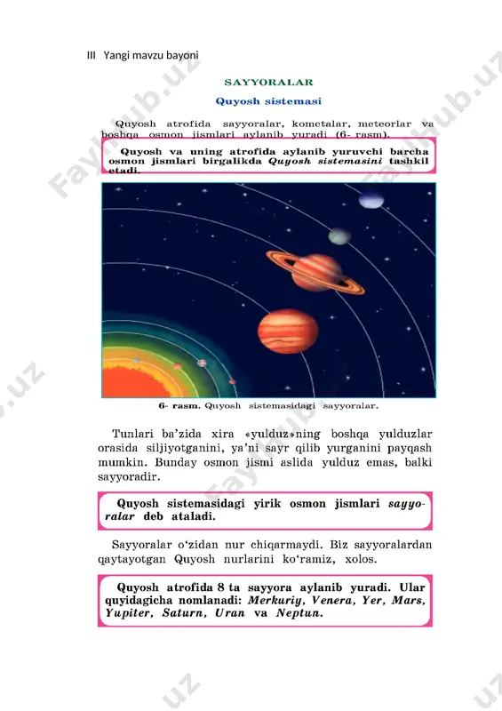 4 sinf tabiat sayyoralar - Page 4