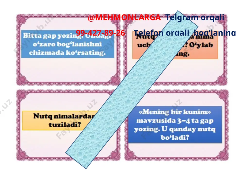 4-chorak 2-ssinf ona tili tarqatma 2021 - Page 4
