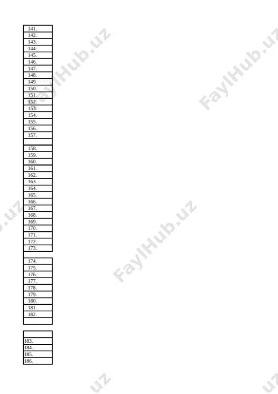 ar qo‘shiqlari 1 201. bolalar qo‘shiqlari 1 202. bolalar qo‘shiqlari 1 203. bolalar qo‘shiqlari 1 204. mustahkamlash darsi 1 205. nazorat ishi 1 206. nazorat ishi tahlili 1 11-bo‘lim huquqimiz- haqimiz (20 soat) 207. yo‘l qoidasi- umr foydasi 1 208. yo‘l qoidasi- umr foydasi 1 209. yo‘l qoidasi- umr foydasi 1 210. yo‘l qoidasi- umr foydasi 1 211. yo‘l qoidasi- umr foydasi 1 212. yo‘l qoidasi- umr foydasi 1 213. yo‘l qoidasi- umr foydasi 1 214. yo‘l qoidasi- umr foydasi 1 215. yo‘l qoidasi- umr foydasi 1 216. mustahkamlash darsi 1 217. navbatda turishni bilasizmi 1 218. navbatda turishni bilasizmi 1 219. navbatda turishni bilasizmi 1 220. navbatda turishni bilasizmi 1 221. navbatda turishni bilasizmi 1 222. navbatda turishni bilasizmi 1 223. navbatda turishni bilasizmi 1 224. navbatda turishni bilasizmi 1 225. navbatda turishni bilasizmi 1 226. mustahkamlash darsi 1 12-bo‘lim o‘quv yili oxirida takrorlash (12-soat) 227. takrorlash 1 228. …