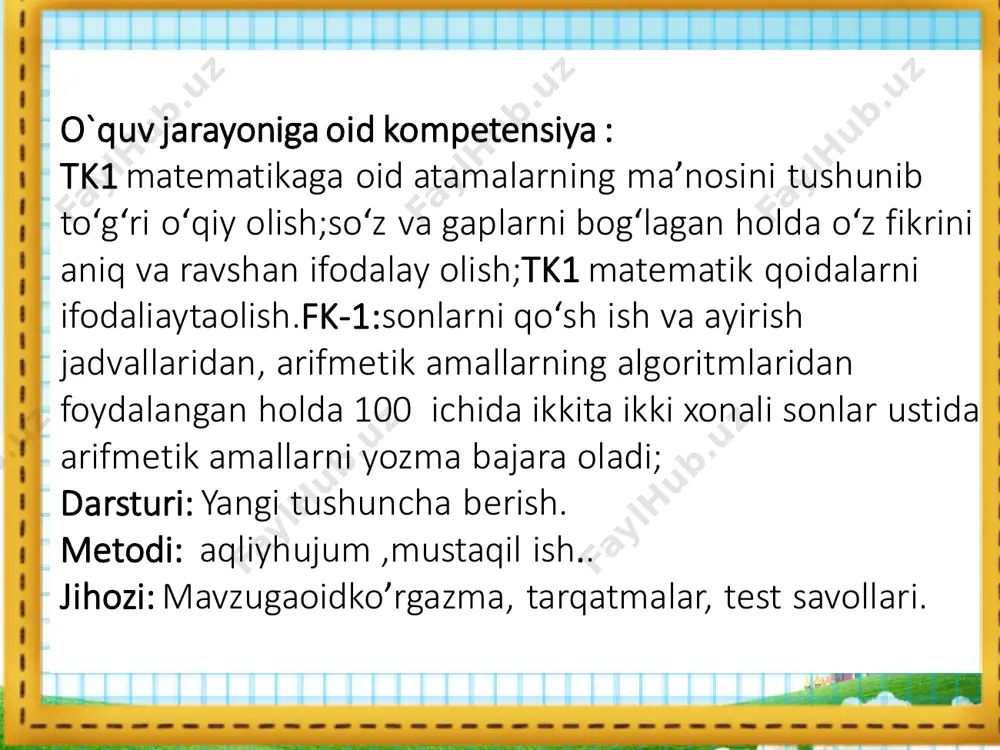 2-sinf. matematika kvadratning yuzi - Page 4