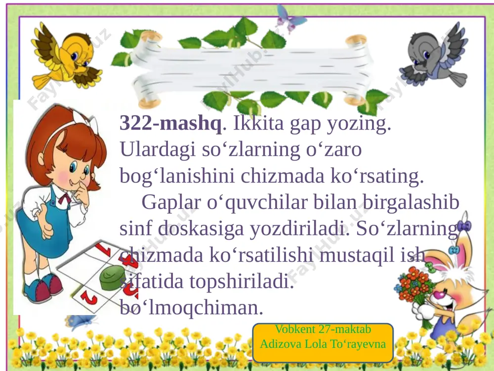 323-324-mashqlar. 2-sinf. - Page 4