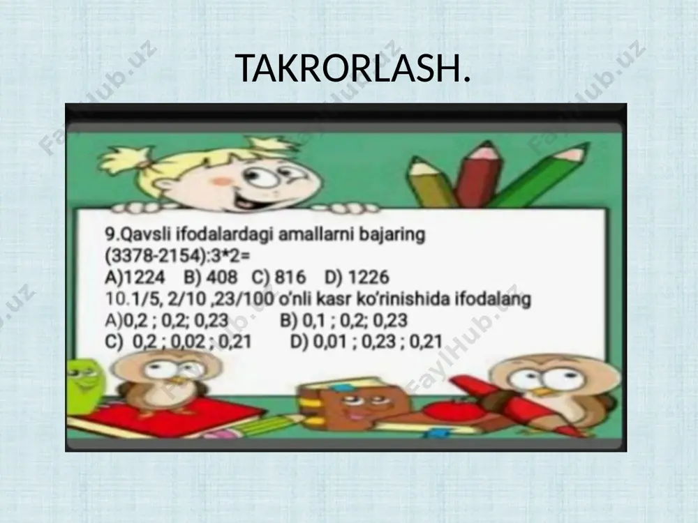 4_sinf_matematika_mavzu;o'tilganlarni_takrorlash_d_qayumova - Page 4