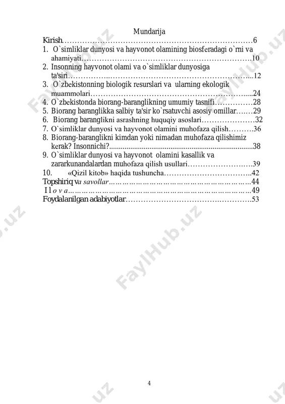 iyalarni va hattoki hasharotlarni ham nobud qiladi. masalan, pixta oq qarag`ay po`stlog`idagi fitonsidlar dizenteriya bakteriyalarini yo`qotuvchi (o`ldiruvchi) asosiy vositalardan biri hisoblanadi. bir gektar kedr qarag`ay o`rmonlarining o`rtacha 1m 3 havosidagi inson uchun zararli bakteriyalar soni 200-250 donadan oshmaydi. chunki ushbu bir gektardagi kedr qarag`aylari bir kunda 35-40 kg. gacha igna bargli daraxtlar esa 45-50 kggacha fitontsidlar ishlab chiqaradi. jiyda, oq akasiya magnoliya kabi daraxtlar yoqimli hid taratib insonga yaxshi kayfiyat ulashsa, mevali daraxtlar insonni boqadi, atmosfera havosiga suv bug`i chiqarib, insonga yengil, salqin harorat ato etadi, shifobaxsh o`simliklar insonga darmon bo`ladi. o`simlik yerning o`pkasi hisoblanadi. agarda bir gektar archazorning karbonat angidridini yutish qobiliyatini 100% deb qabul qilsak, keng barglilarniki 120%, qarag`ayniki 160%, lipa (arg`uvon)niki 250% ga teng ekan. xalqimiz, millatimiz pirikomil insoni abu ali ibn sino o`zlarining benazir asari «tib qonuni» da 900 ga yaqin o`simliklarning dorivor xususiyatlariga izoh berib, bunday deydilar: dorivor xususiyati bo`lmagan o`simlik yo`q va o`simlik bilan …