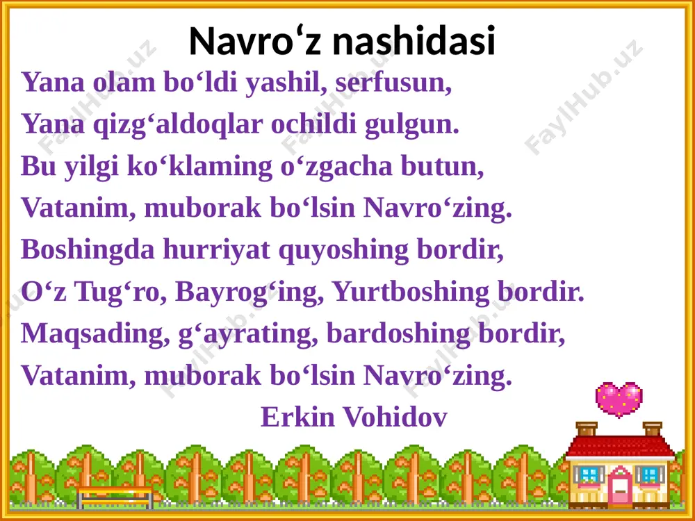 2-sinf odobnoma quvonchli kunlarni nishonlang - Page 4