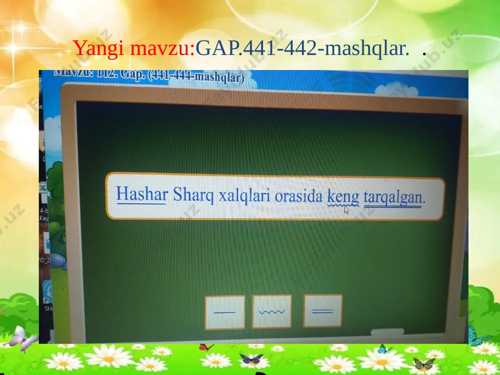 4- sinf ona tili mavzu; gap.441-442- mashqlar d.qayumova - Page 4