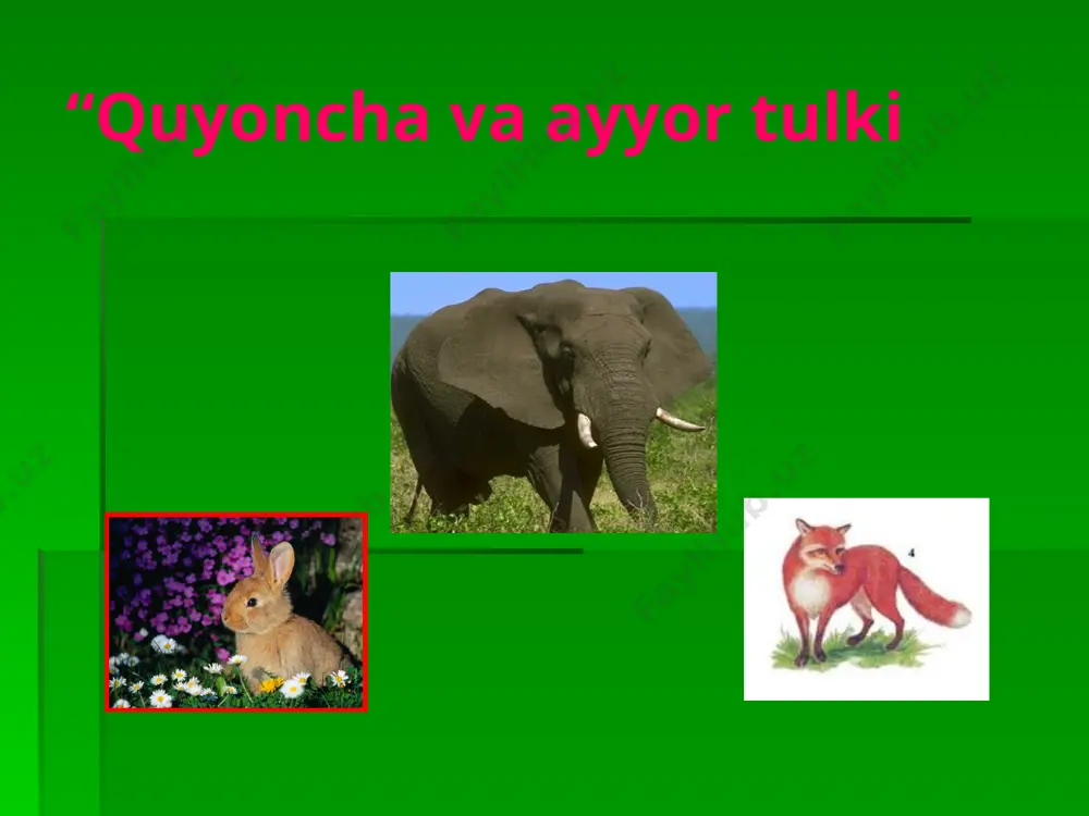 quyoncha va ayyor tulki - Page 4
