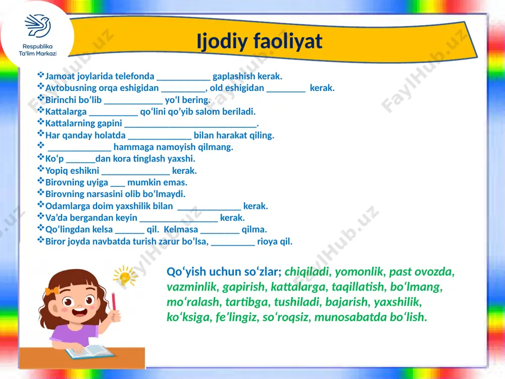 tarbiya 4-sinf inson odobi bilan guzal - Page 4