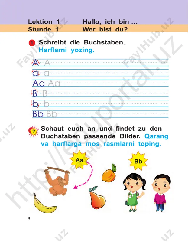 2-sinf nemis tili daftari 2019 - Page 4