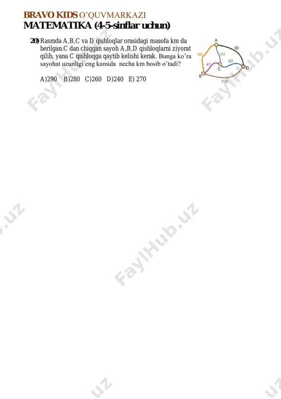 4-5-sinflar matematika olimpiada - Page 4