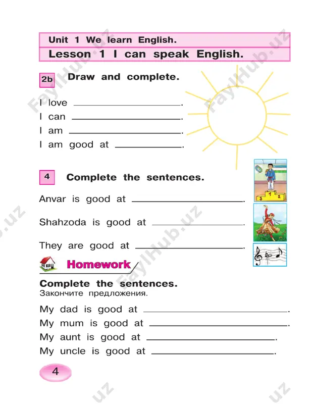 ingliz tili 4 daftar rus - Page 4