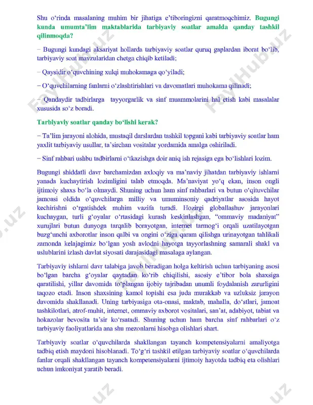 9-sinf tarbiyaviy soat - Page 4