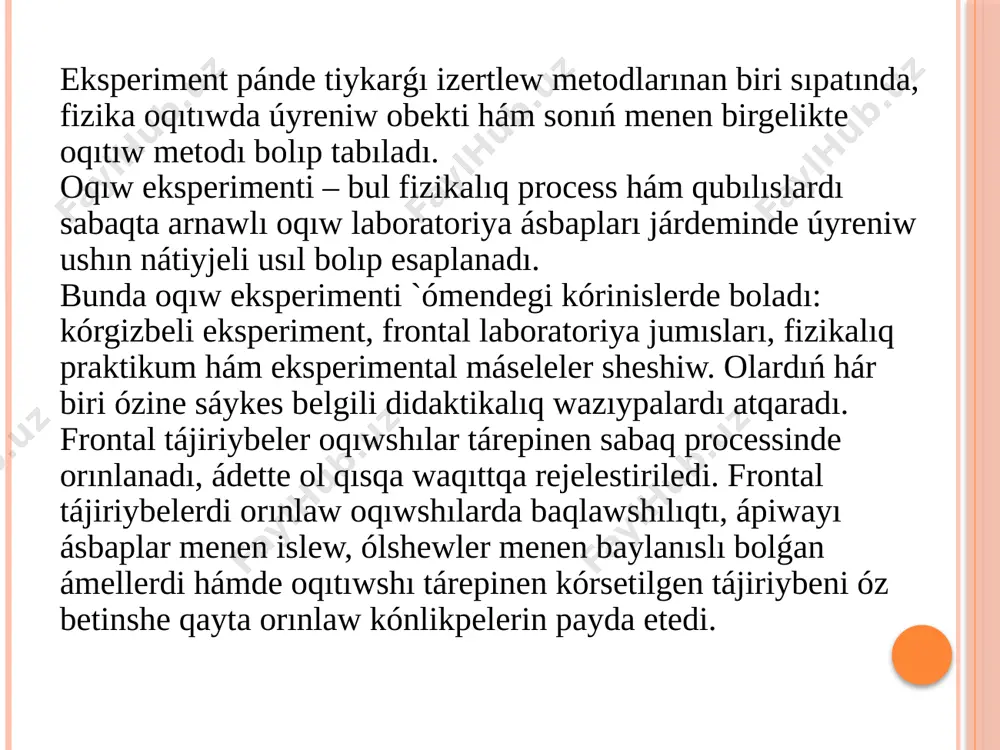 rayev m. fizika oqıtıw metodikası. toshkent, 2010 www.pedagog.uz www.ziyonet.uz