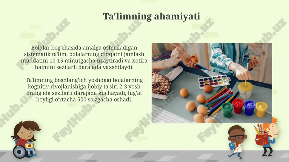 maktabgacha ta'lim tashkilotlarida bolalarning aqliy rivojlanishi - Page 5