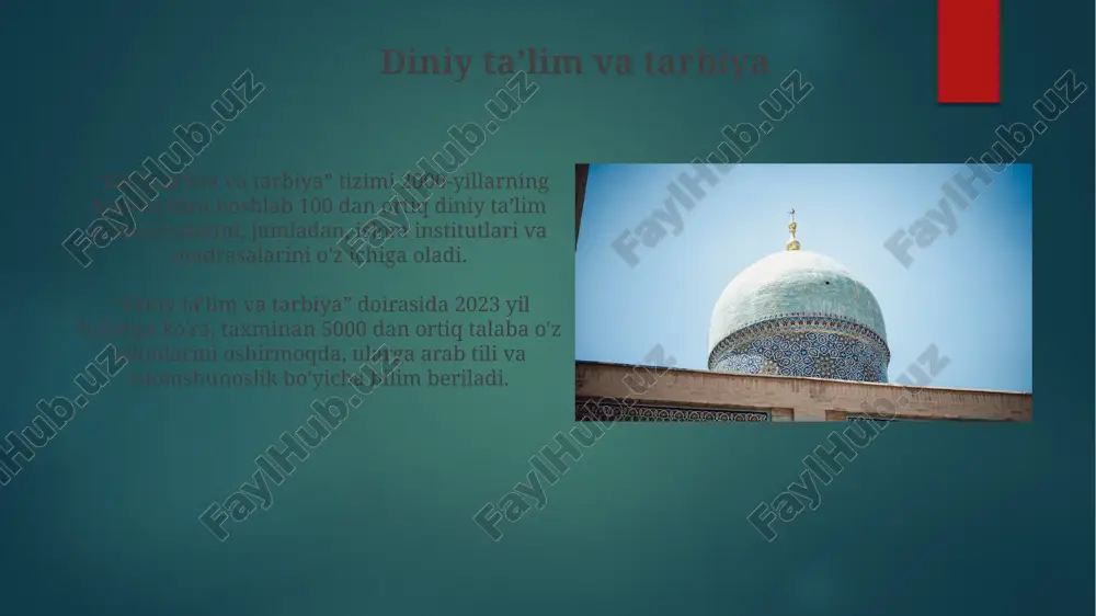 o'zbekistonda diniy tashkilotlar va konfessiyalar faoliyati dinamikasi - Page 5