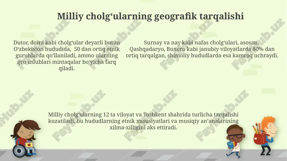 o'zbek milliy cholg'ularning yozilish diapazoni - Page 5